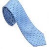 Italy Direct Blue 100% Woven Silk Necktie
