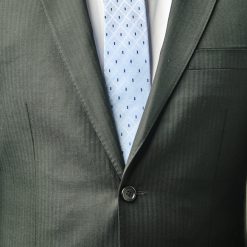 Italy Direct Shop Men's Modern Fit Black Tone Two Piece Suit B-20F11