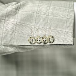 Italy Direct Shop Men's Modern Fit Lite Grey Check Two Piece Suit B-21P1 7 Italy Direct Shop Men's Modern Fit Lite Grey Check Two Piece Suit B-21P1