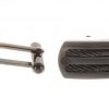 Italy Direct Black Plated Wire Cufflinks Shop Men's