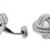 Italy Direct Shop Men's Knot Cufflinks