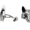 Italy Direct Shop Men's Wolf Cufflinks