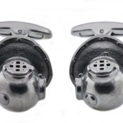 Italy Direct Scuba Helmet Cufflinks
