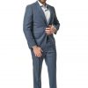 Italy Direct Classic Fit Blue Two Piece Suit B-20P6