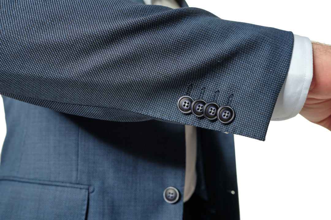 Italy Direct Classic Fit Blue Two Piece Suit B-20P6 4 Italy Direct Classic Fit Blue Two Piece Suit B-20P6