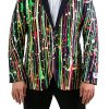 Italy Direct Christmas Paint Splatter Jackets