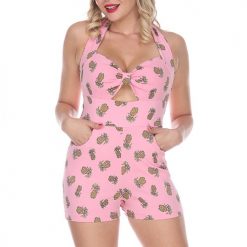 Italy Direct Darlene Playsuit Pineapples