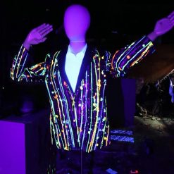 Italy Direct The Electric Roy Black Light Jacket Paint Splatter Jackets