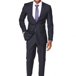 Italy Direct Shop Men's Slim Fit Charcoal Two Piece Suit GB-Charcoal
