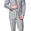 Italy Direct Slim Fit Solid Lite Grey Two Piece Suit GB-Lite-Grey