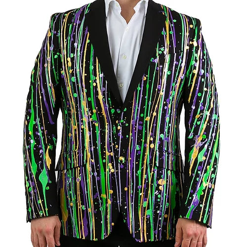 Italy Direct King Cake Paint Splatter Jackets 3 Italy Direct King Cake Paint Splatter Jackets