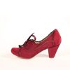 Italy Direct Madison Velvet Heels Shop Women's