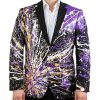 Italy Direct Paint Splatter Jackets Purple Blaze 2 Italy Direct Paint Splatter Jackets Purple Blaze