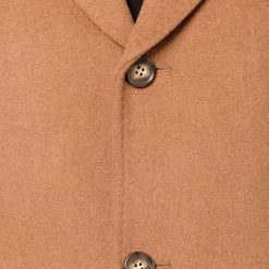 Italy Direct Dark Camel Overcoat