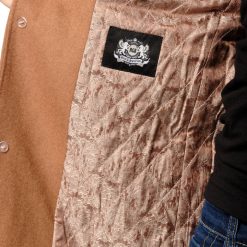 Italy Direct Dark Camel Overcoat