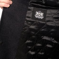 Italy Direct Grey Overcoat