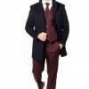 Italy Direct Navy Overcoat Shop Men's