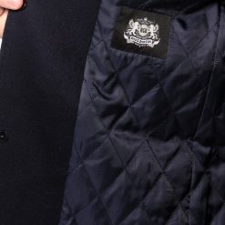 Italy Direct Navy Overcoat Shop Men's