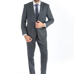 Italy Direct Classic Fit Grey Nailhead Two Piece Suit ST-19FW6