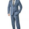 Italy Direct Classic Fit Blue Check Two Piece Suit ST-20FW3