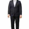 Italy Direct Shop Men's Classic Fit Midnight Navy Two Piece Suit ST-20FW7