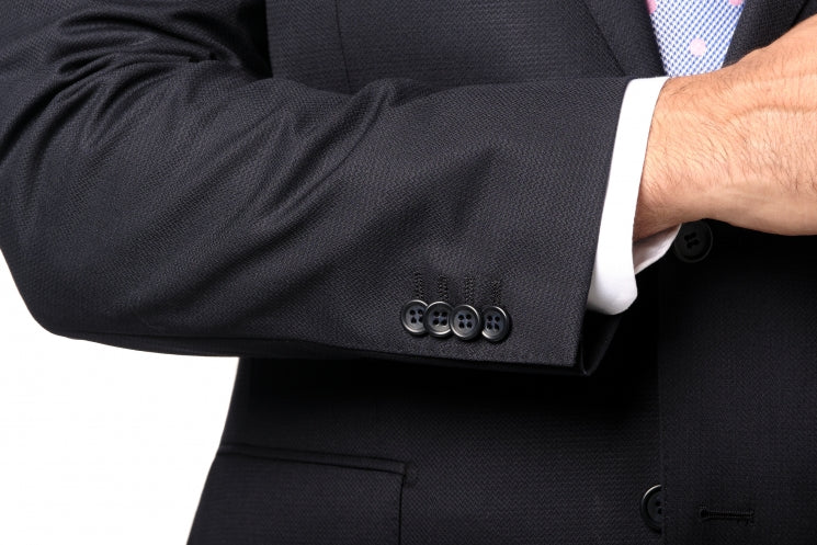 Italy Direct Shop Men's Classic Fit Midnight Navy Two Piece Suit ST-20FW7 4 Italy Direct Shop Men's Classic Fit Midnight Navy Two Piece Suit ST-20FW7