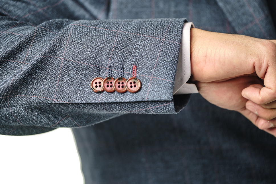 Italy Direct Classic Fit Navy Sharkskin Check Three Piece Suit ST-3P-20FW4 5 Italy Direct Classic Fit Navy Sharkskin Check Three Piece Suit ST-3P-20FW4