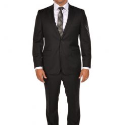 Italy Direct Classic Fit Black Two Piece Suit ST-BLACK Shop Men's