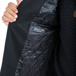 Italy Direct Black Classic Fit Overcoat 10 Italy Direct Black Classic Fit Overcoat