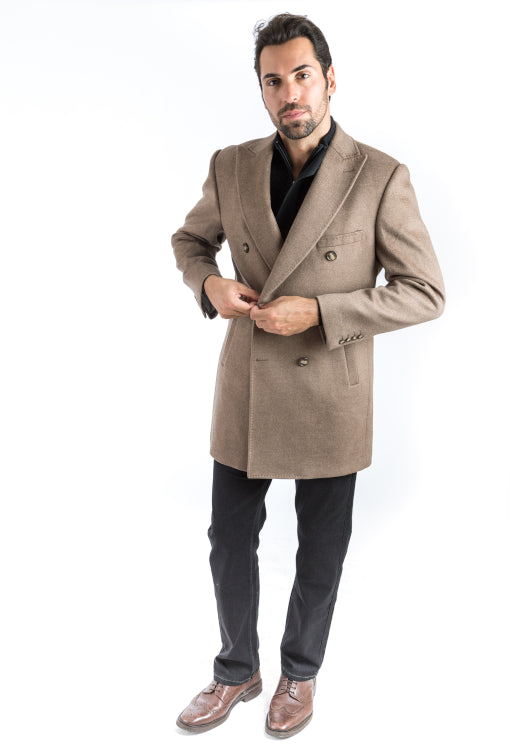 Italy Direct Camel Double Breasted Classic Fit Overcoat Shop Men's 3 Italy Direct Camel Double Breasted Classic Fit Overcoat Shop Men's
