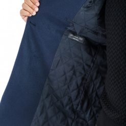 Italy Direct Shop Men's Navy Double Breasted Classic Fit Overcoat 10 Italy Direct Shop Men's Navy Double Breasted Classic Fit Overcoat