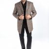 Italy Direct Brown Tweed Classic Fit Overcoat Shop Men's 2 Italy Direct Brown Tweed Classic Fit Overcoat Shop Men's