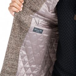 Italy Direct Brown Tweed Classic Fit Overcoat Shop Men's 10 Italy Direct Brown Tweed Classic Fit Overcoat Shop Men's