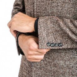 Italy Direct Brown Tweed Classic Fit Overcoat Shop Men's 9 Italy Direct Brown Tweed Classic Fit Overcoat Shop Men's