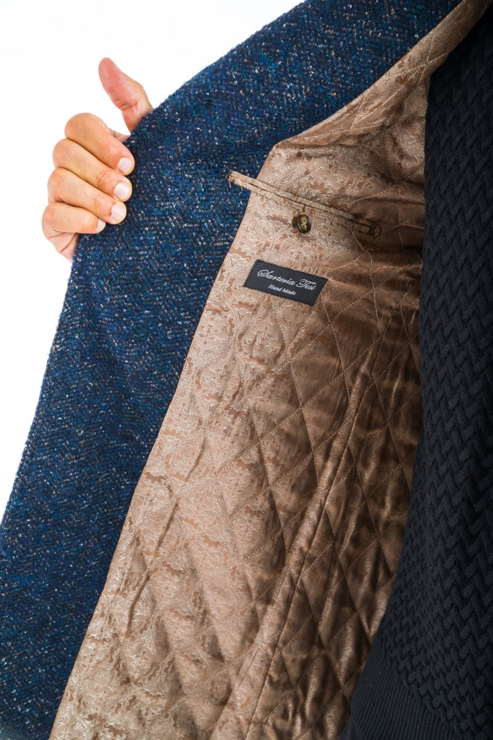 Italy Direct Shop Men's Blue Mountain Classic Fit Overcoat 5 Italy Direct Shop Men's Blue Mountain Classic Fit Overcoat