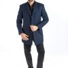 Italy Direct Navy Surprise Overcoat Shop Men's