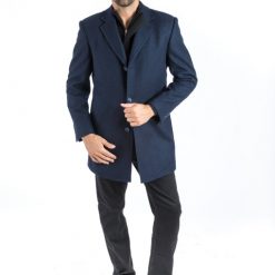 Italy Direct Navy Surprise Overcoat Shop Men's