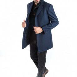 Italy Direct Navy Surprise Overcoat Shop Men's