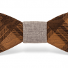 Two Guys Bowties Shop Men's Phloyd Handmade Wooden Bow Tie