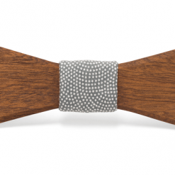 Two Guys Bowties Shop Men's Cecil Handmade Wooden Bow Tie