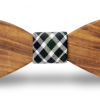 Two Guys Bowties Shop Men's Archibald Handmade Wooden Bow Tie