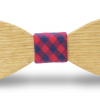 Two Guys Bowties Shop Men's George Handmade Wooden Bow Tie