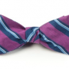 Italy Direct Social Stripe Self-Tie Bow Tie Shop Men's