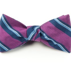 Italy Direct Social Stripe Self-Tie Bow Tie Shop Men's