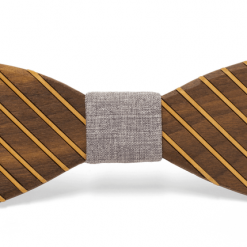 Two Guys Bowties Marion Handmade Wooden Bow Tie