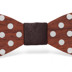 Two Guys Bowties Shop Men's Blaise Handmade Wooden Bow Tie