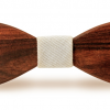Two Guys Bowties Shop Men's Maxwell Handmade Wooden Bow Tie
