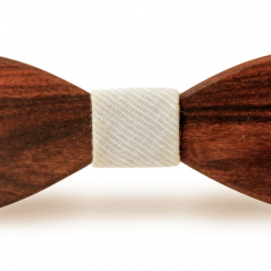 Two Guys Bowties Shop Men's Maxwell Handmade Wooden Bow Tie