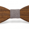 Two Guys Bowties Shop Men's Bernard Handmade Wooden Bow Tie