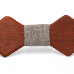 Two Guys Bowties Gene Handmade Wooden Bow Tie